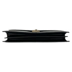 Gucci Black Silver Leather Clutch — view 9