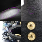 Louis Vuitton Ten Capucines PM 2-Way Shoulder Bag Tweed Leather Black Gold — view 8