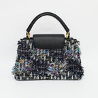 Louis Vuitton Ten Capucines PM 2-Way Shoulder Bag Tweed Leather Black Gold — view 2