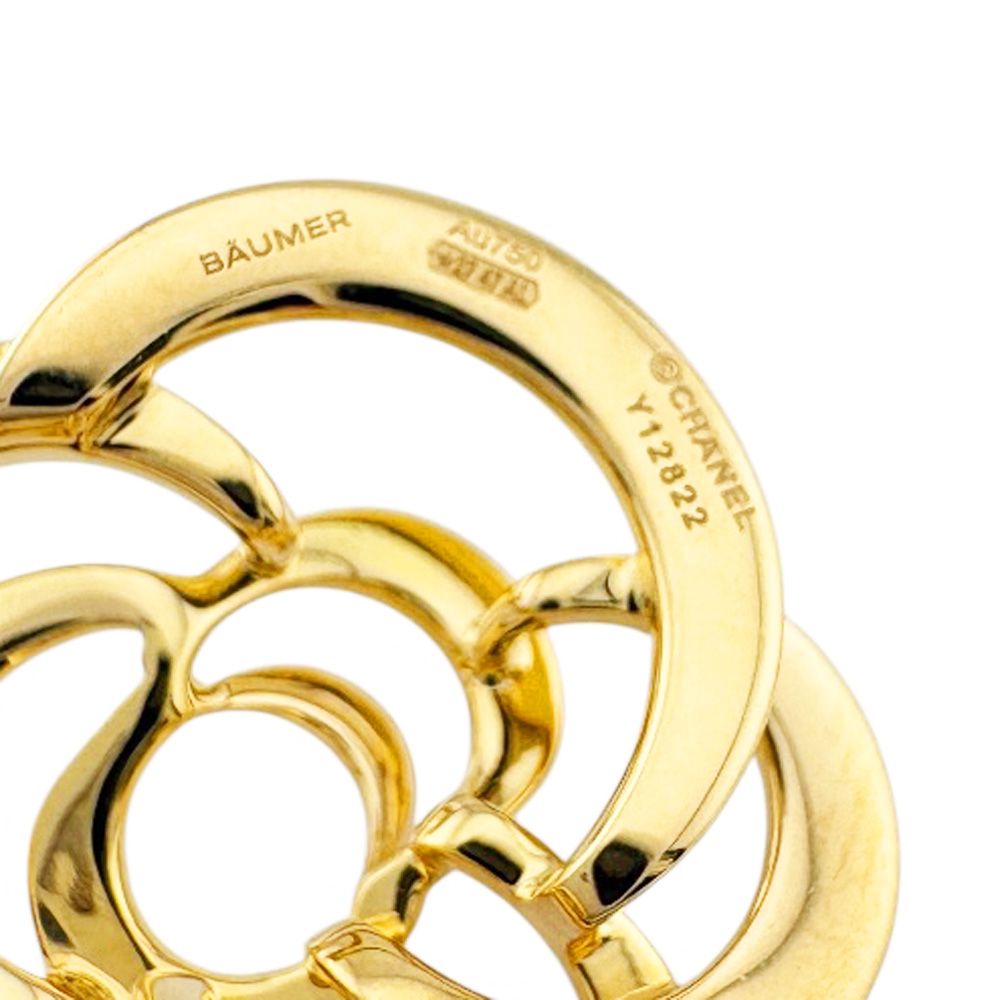 Chanel Camellia Necklace 18k Gold — view 5