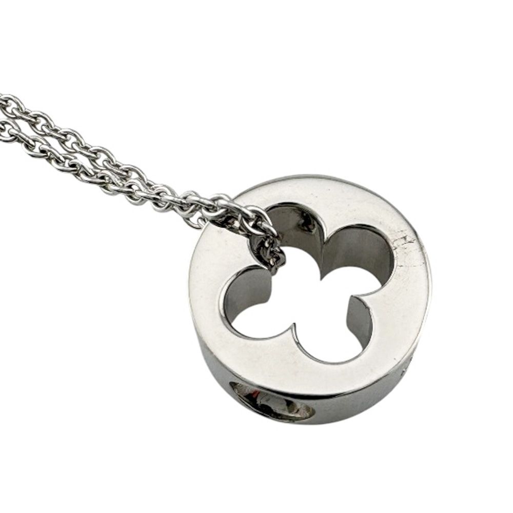 Louis Vuitton Pendentif Empreinte Necklace 18k White Gold — view 9