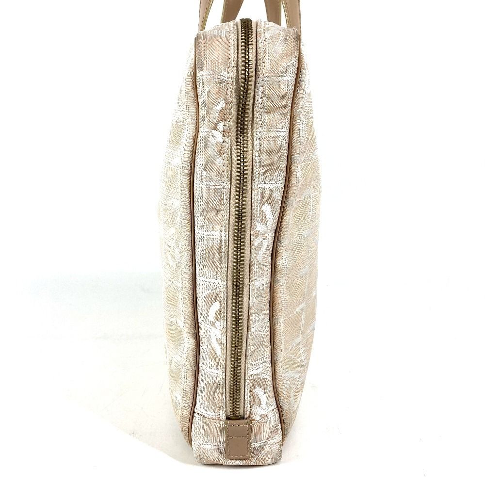 Chanel Handbag Business Bag Nylon Leather Beige — view 3