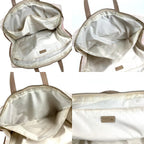 Chanel Handbag Business Bag Nylon Leather Beige — view 8