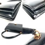 Hermes Handbag Sac G8 Box Calf Black — view 6