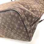 Louis Vuitton Shoulder Bag Neverfull MM Monogram Idylle Fuzan Brown — view 6