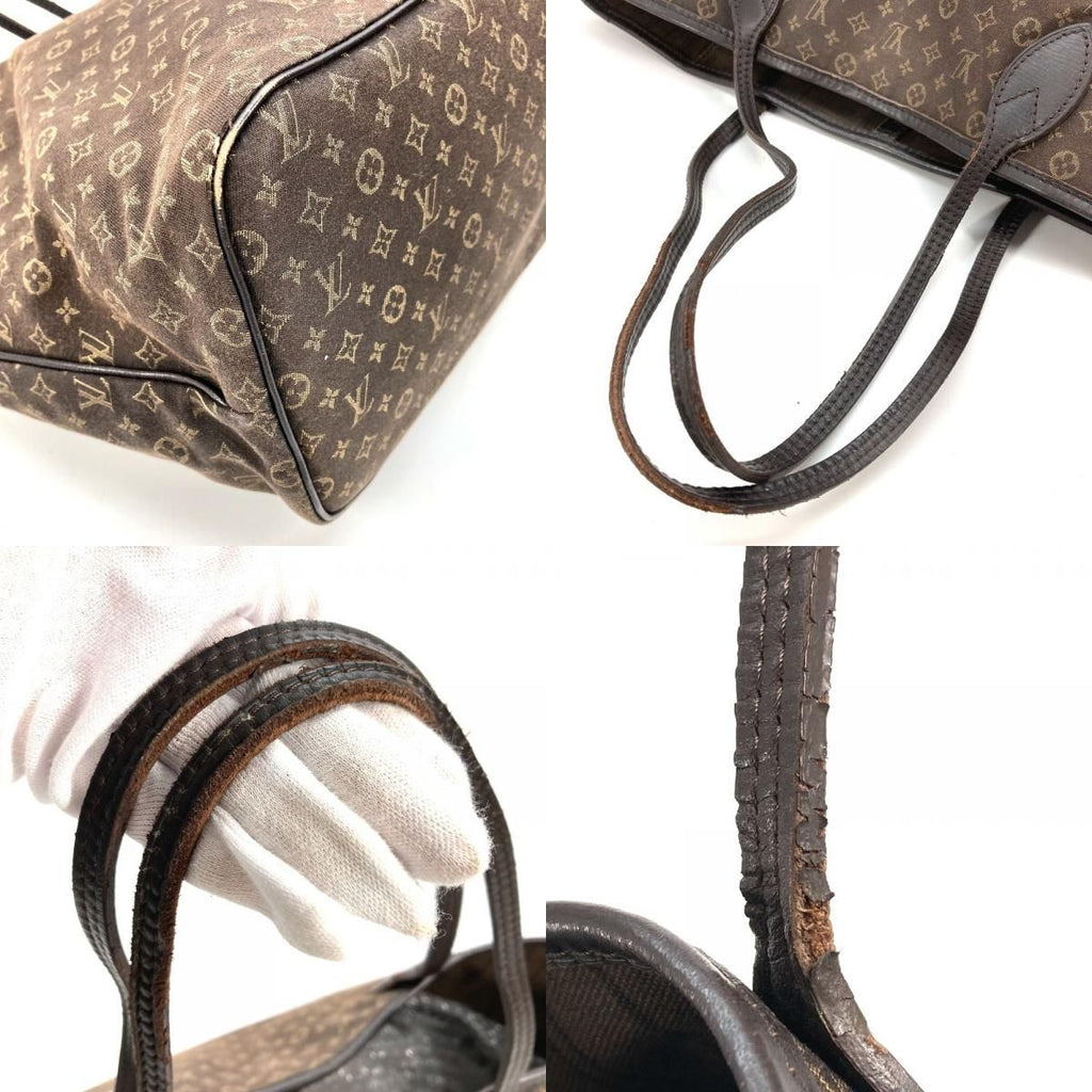 Louis Vuitton Shoulder Bag Neverfull MM Monogram Idylle Fuzan Brown — view 7