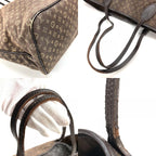 Louis Vuitton Shoulder Bag Neverfull MM Monogram Idylle Fuzan Brown — view 7