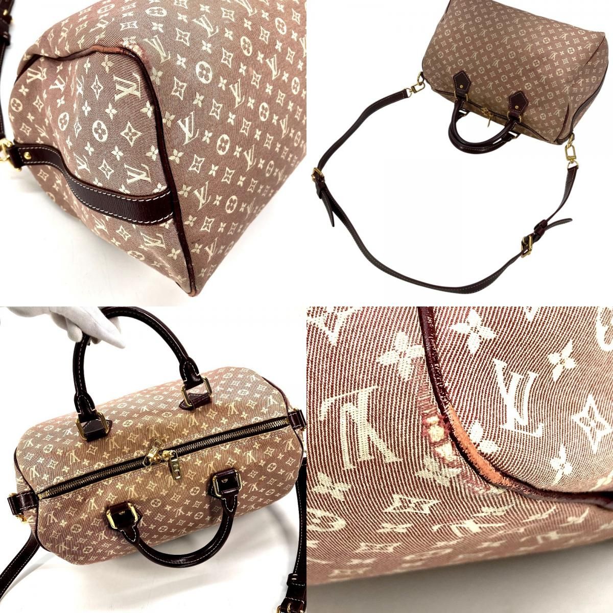 Louis Vuitton Handbag Speedy Bandouliere 30 Monogram Idylle Sepia Brown — view 7