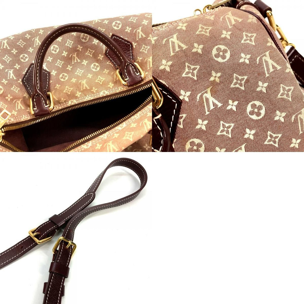 Louis Vuitton Handbag Speedy Bandouliere 30 Monogram Idylle Sepia Brown — view 9