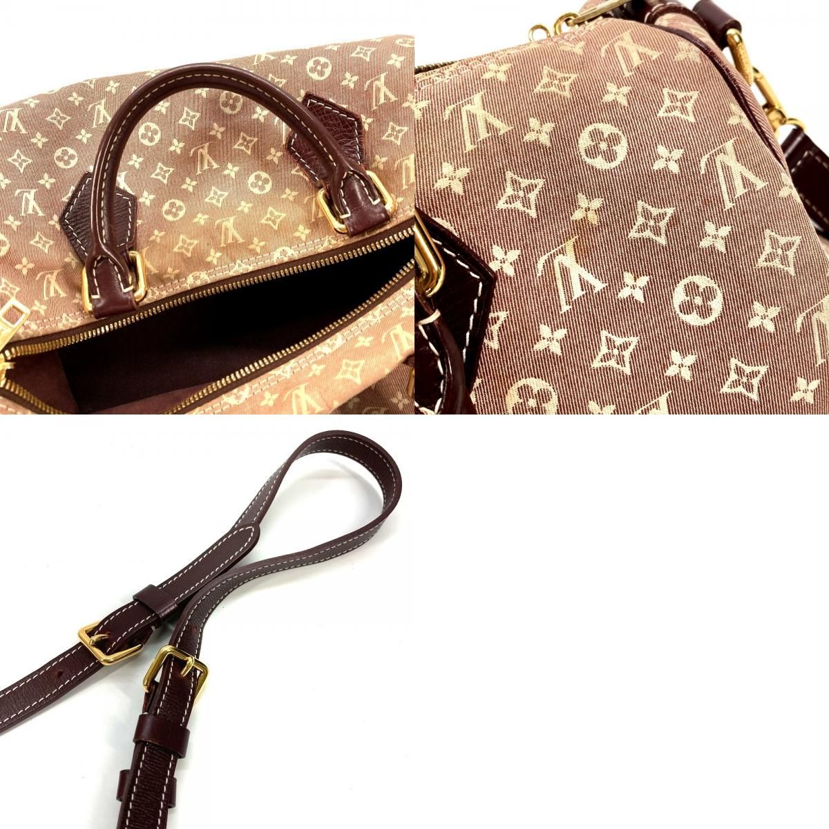 Louis Vuitton Handbag Speedy Bandouliere 30 Monogram Idylle Sepia Brown — view 9