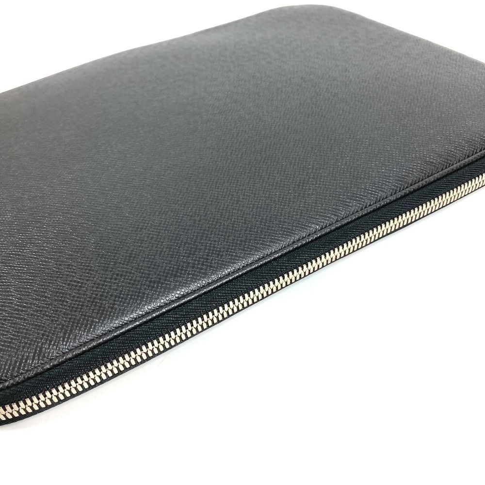 Louis Vuitton Pouch Computer Sleeve Taiga Leather Ardoise Black — view 5