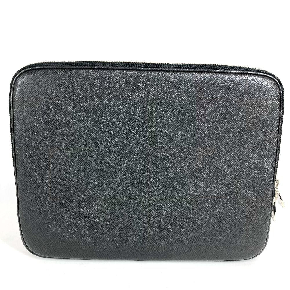 Louis Vuitton Pouch Computer Sleeve Taiga Leather Ardoise Black — view 2