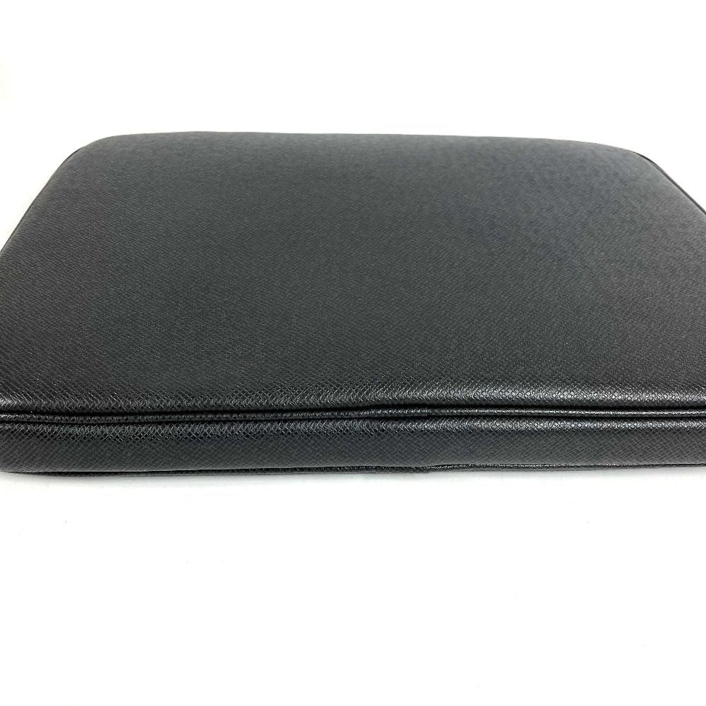 Louis Vuitton Pouch Computer Sleeve Taiga Leather Ardoise Black — view 4