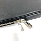 Louis Vuitton Pouch Computer Sleeve Taiga Leather Ardoise Black — view 8