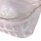 Chanel Handbag CC Logo Nylon Pink — view 6