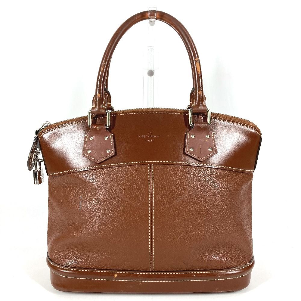 Louis Vuitton Handbag Lockit PM Suhali Leather Brown