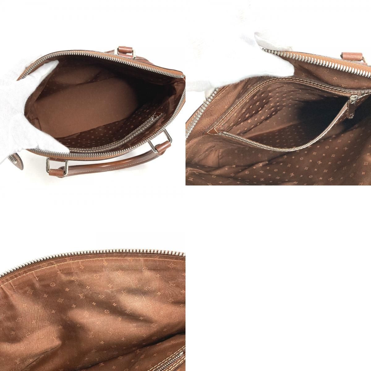 Louis Vuitton Handbag Lockit PM Suhali Leather Brown — view 9