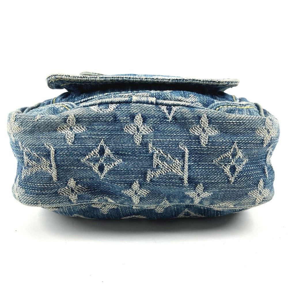 Louis Vuitton Shoulder Bag Monogram Denim Canvas Blue — view 5