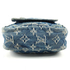 Louis Vuitton Shoulder Bag Monogram Denim Canvas Blue — view 5