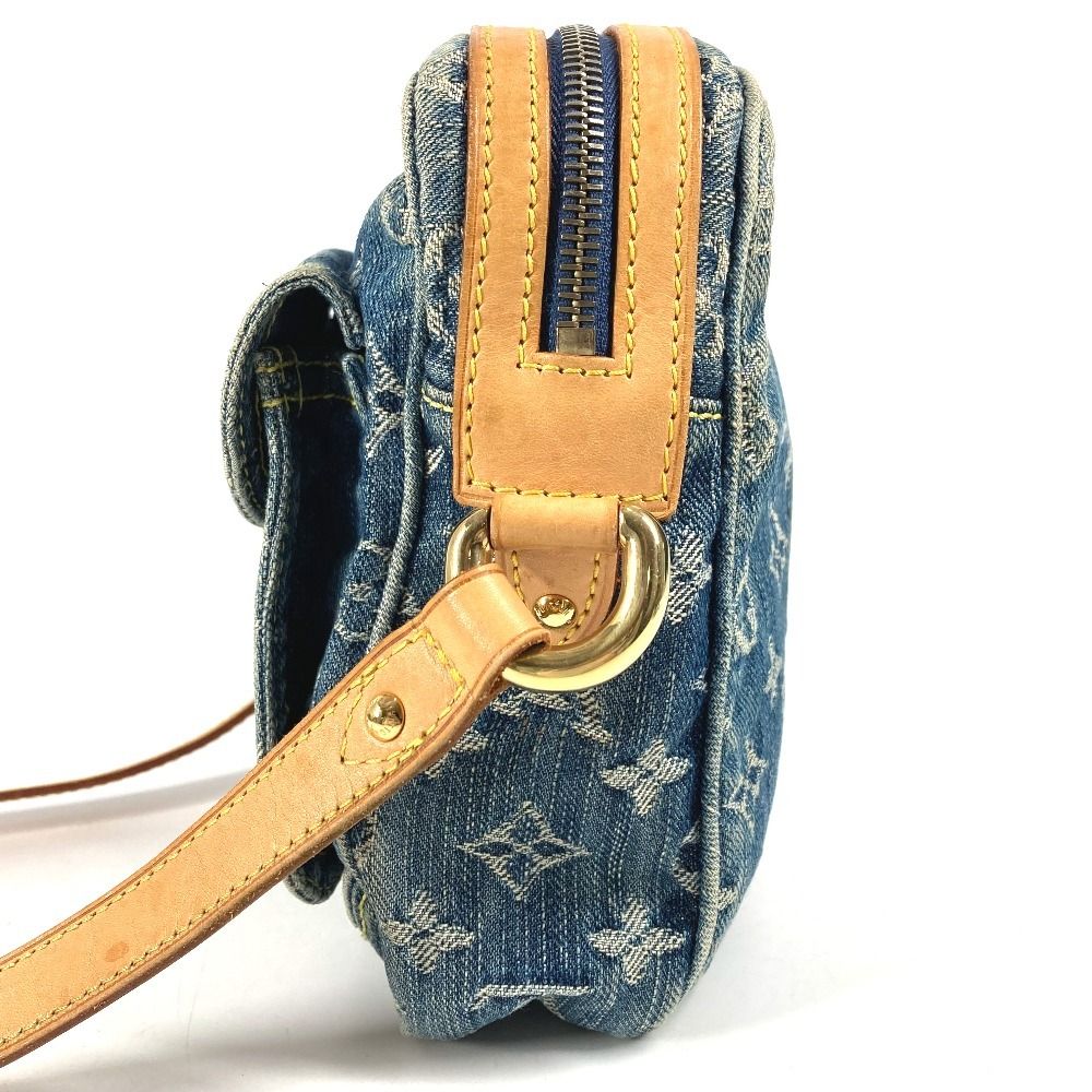 Louis Vuitton Shoulder Bag Monogram Denim Canvas Blue — view 3