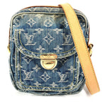 Louis Vuitton Shoulder Bag Monogram Denim Canvas Blue