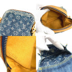 Louis Vuitton Shoulder Bag Monogram Denim Canvas Blue — view 8