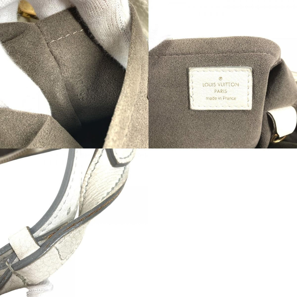 Louis Vuitton Shoulder Bag XS Monogram Mahina Leather White — view 9