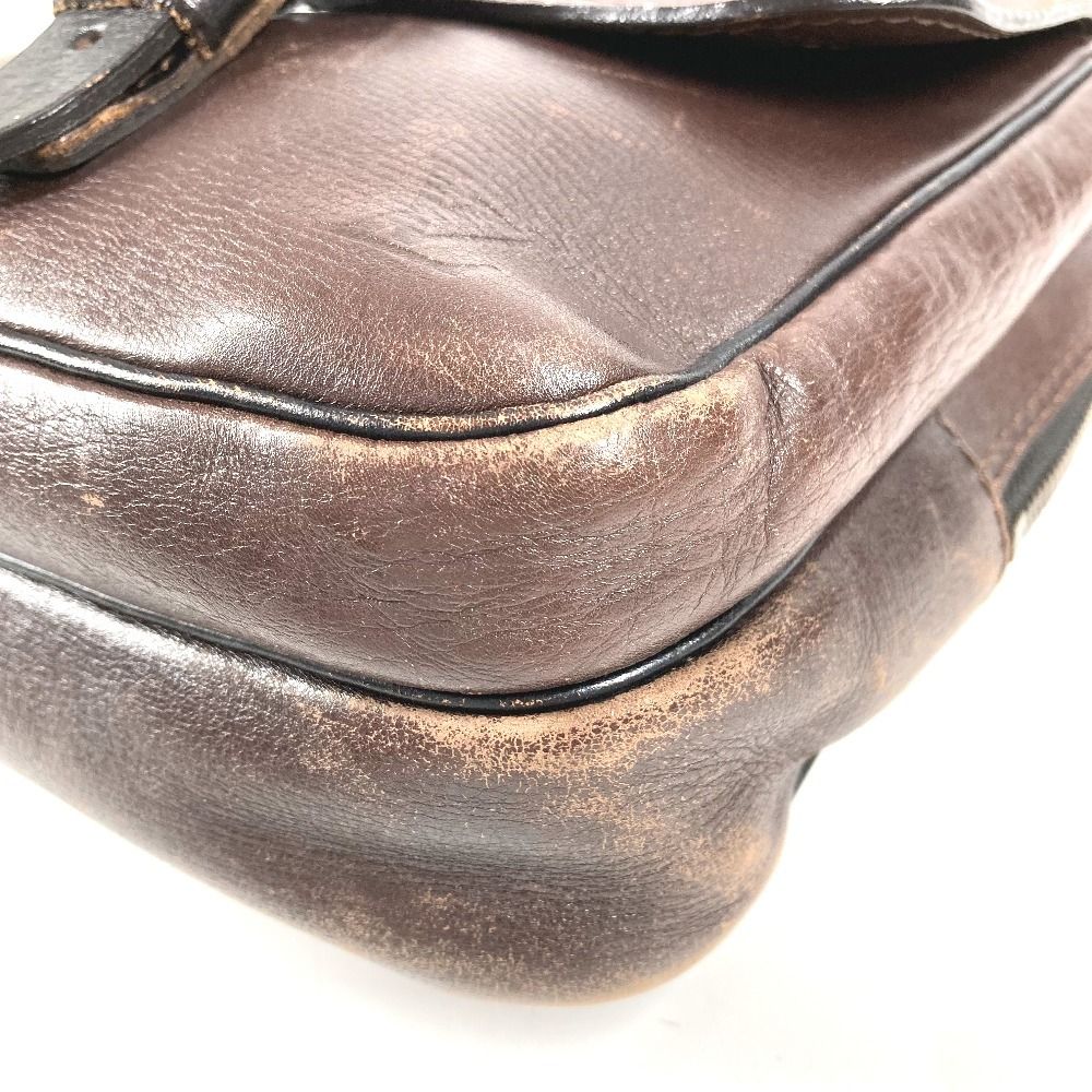Louis Vuitton Shoulder Bag Irokwa Utah Leather Cafe Brown — view 6