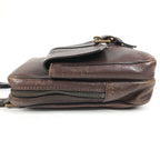 Louis Vuitton Shoulder Bag Irokwa Utah Leather Cafe Brown — view 4