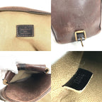 Louis Vuitton Shoulder Bag Irokwa Utah Leather Cafe Brown — view 8