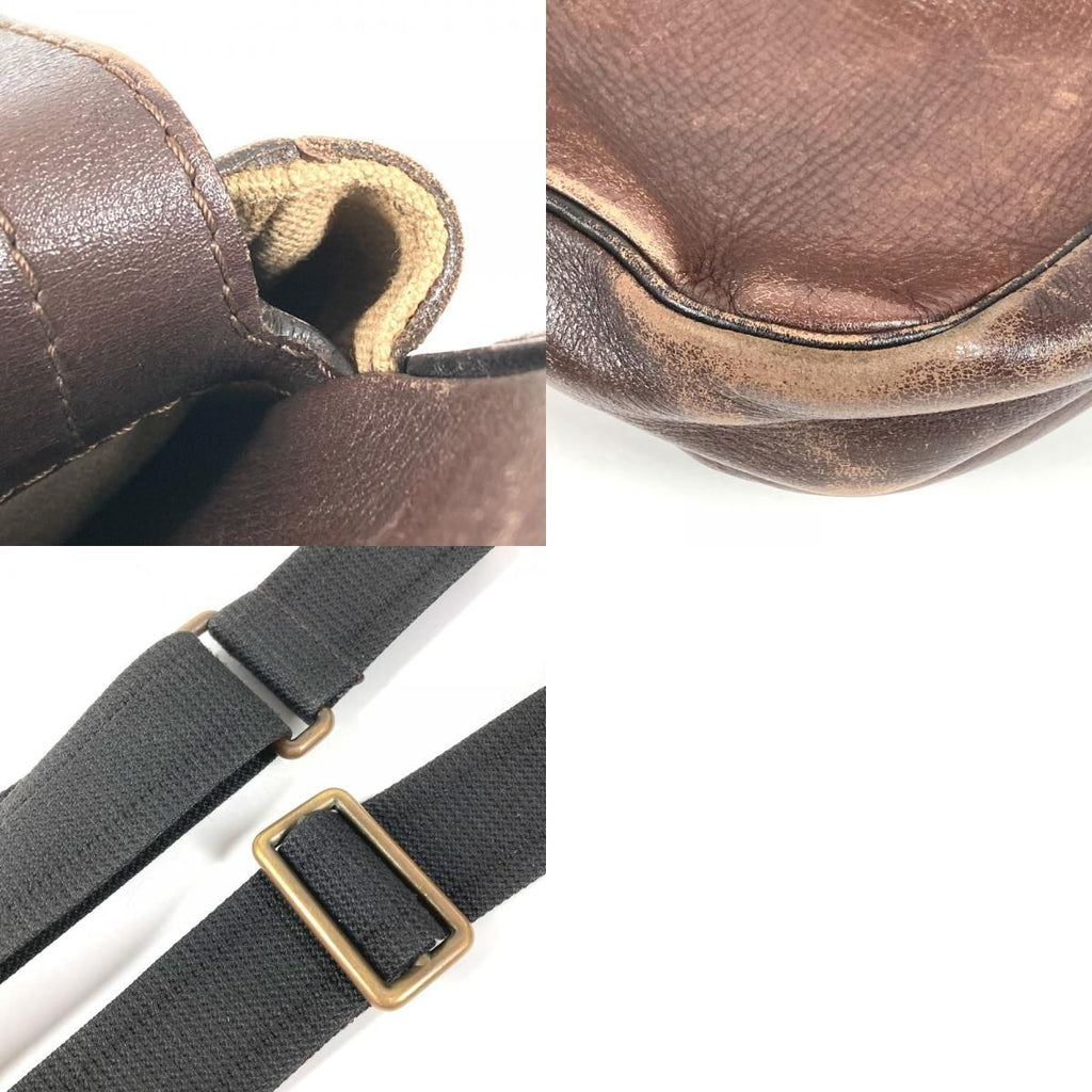 Louis Vuitton Shoulder Bag Irokwa Utah Leather Cafe Brown — view 9