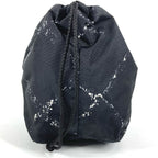 Chanel Pouch Drawstring Nylon Black — view 3