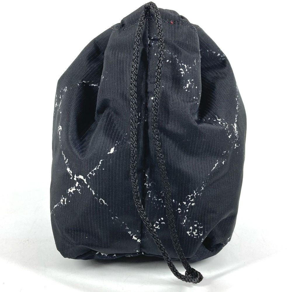 Chanel Pouch Drawstring Nylon Black — view 4