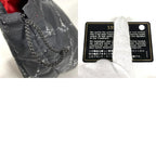 Chanel Pouch Drawstring Nylon Black — view 9