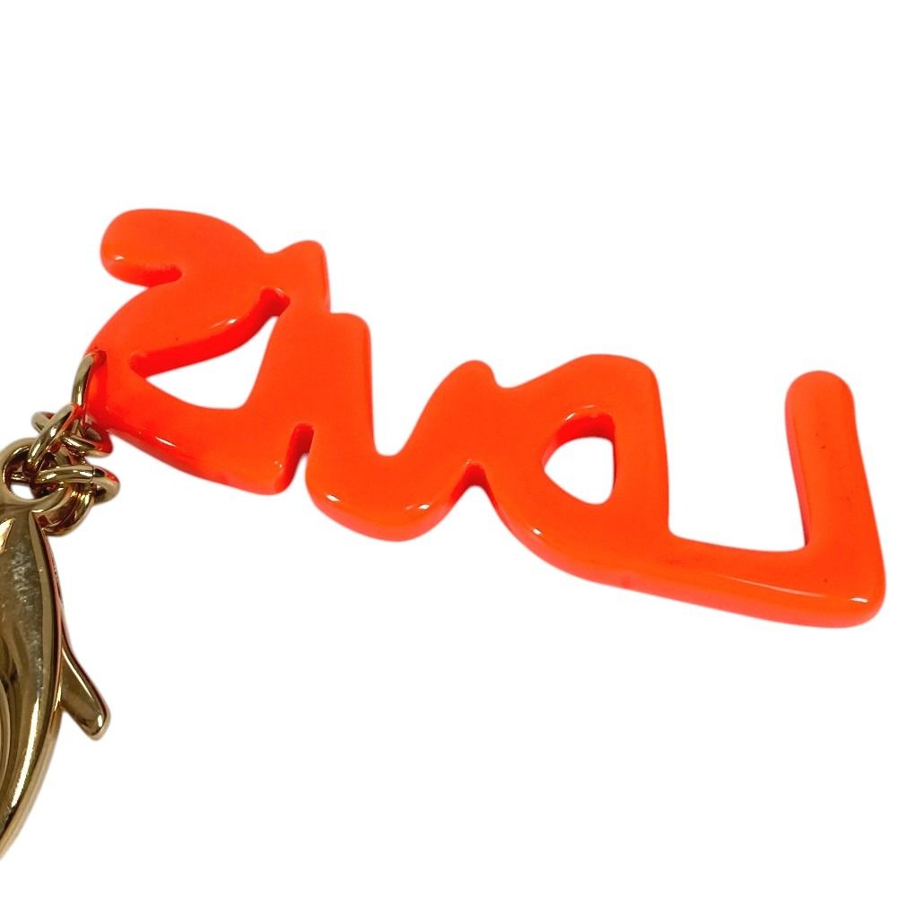 Louis Vuitton Key Holder Bijou Sac Graffiti Metal Orange — view 6