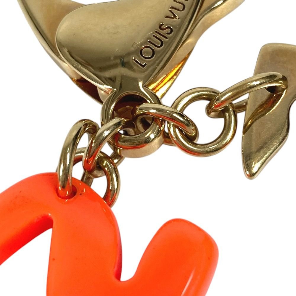 Louis Vuitton Key Holder Bijou Sac Graffiti Metal Orange — view 8