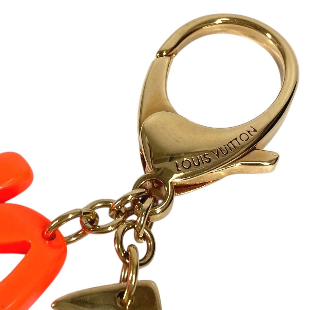 Louis Vuitton Key Holder Bijou Sac Graffiti Metal Orange — view 3
