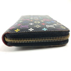 Louis Vuitton Wallet Zippy Monogram Multicolor Canvas Noir Black — view 4