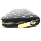Louis Vuitton Wallet Zippy Monogram Multicolor Canvas Noir Black — view 3
