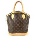 Louis Vuitton Handbag Lockit Monogram Canvas Brown