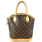 Louis Vuitton Handbag Lockit Monogram Canvas Brown