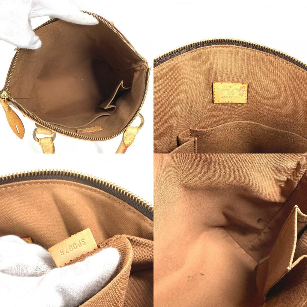 Louis Vuitton Handbag Lockit Monogram Canvas Brown — view 9