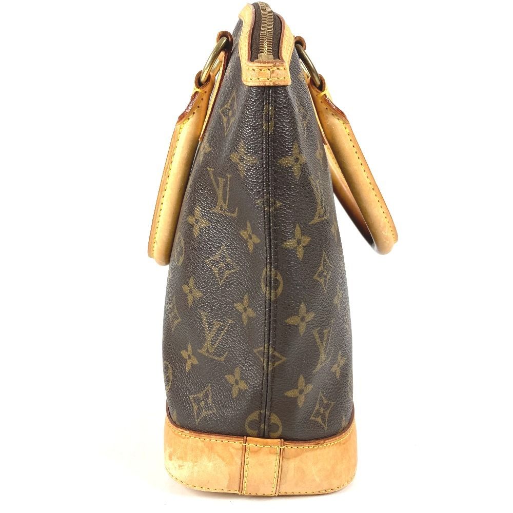Louis Vuitton Handbag Lockit Monogram Canvas Brown — view 3
