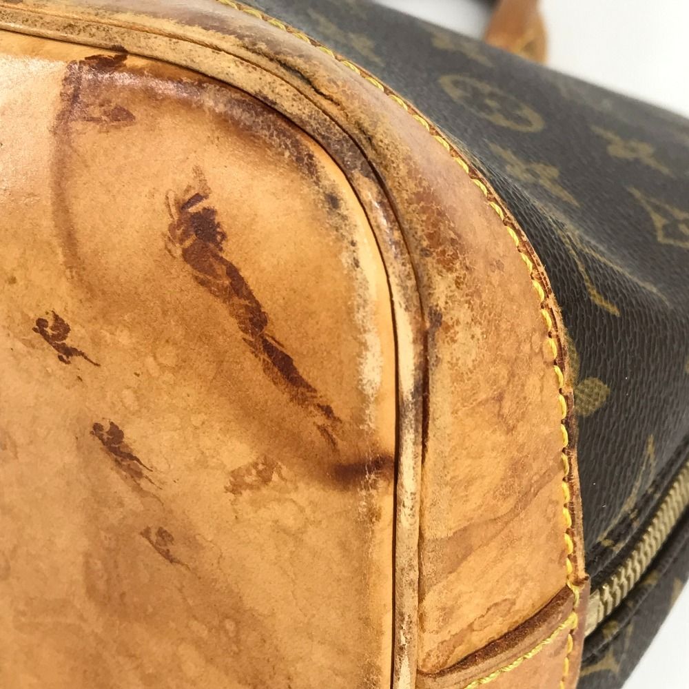 Louis Vuitton Handbag Alma Monogram Canvas Brown — view 6