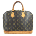 Louis Vuitton Handbag Alma Monogram Canvas Brown