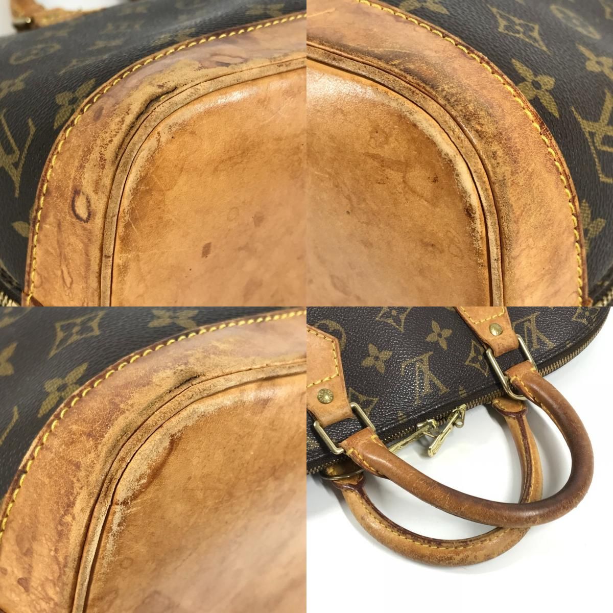 Louis Vuitton Handbag Alma Monogram Canvas Brown — view 7