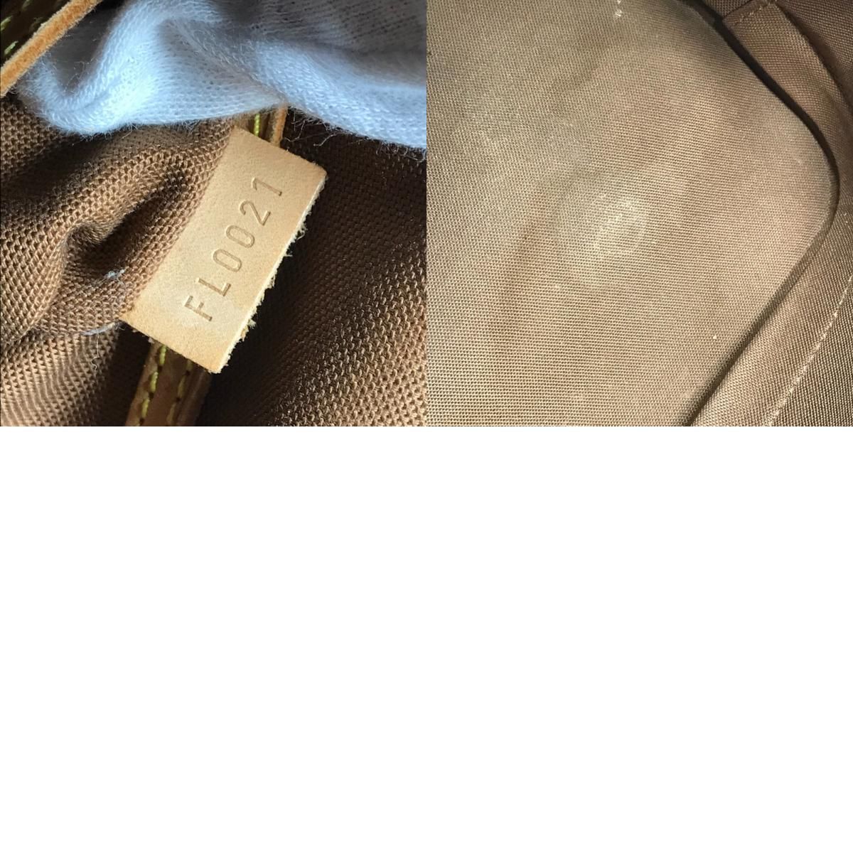 Louis Vuitton Handbag Alma Monogram Canvas Brown — view 9