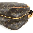 Louis Vuitton Shoulder Bag Reporter PM Lipoter PM Monogram Canvas Brown — view 6