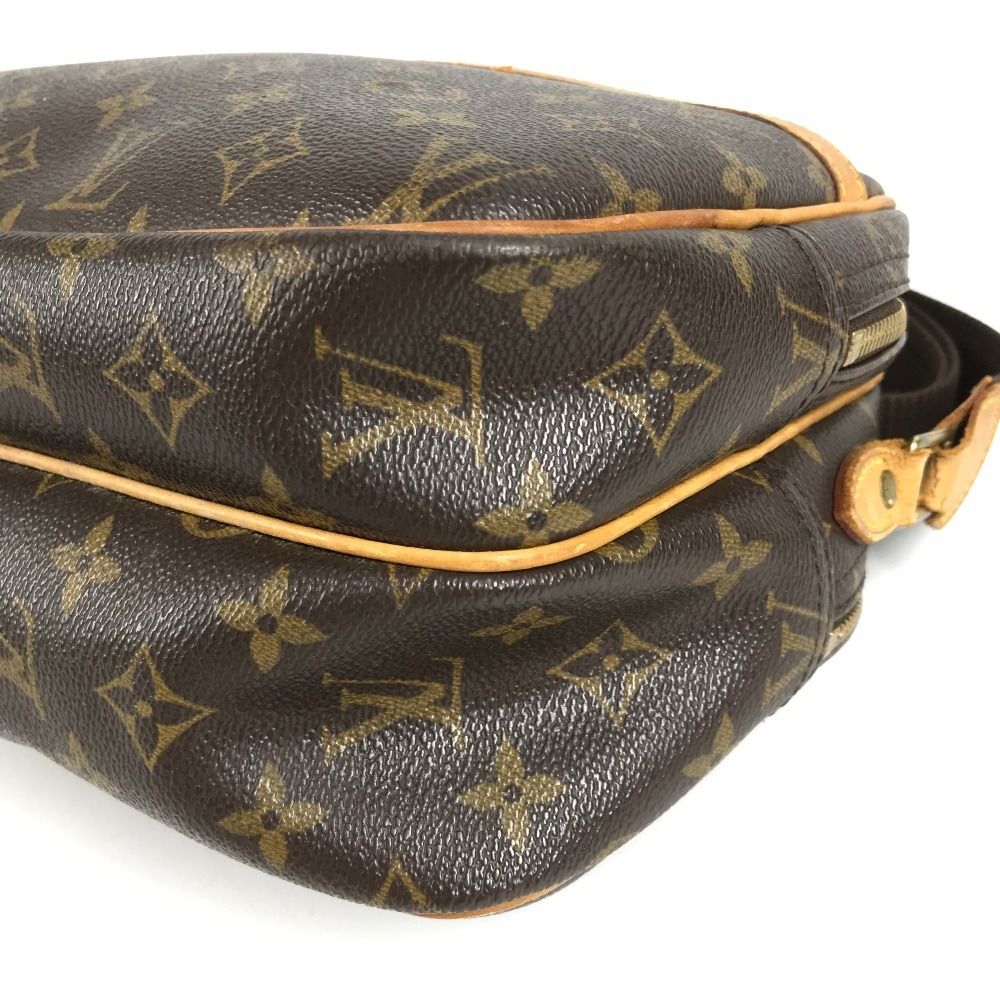 Louis Vuitton Shoulder Bag Reporter PM Lipoter PM Monogram Canvas Brown — view 6