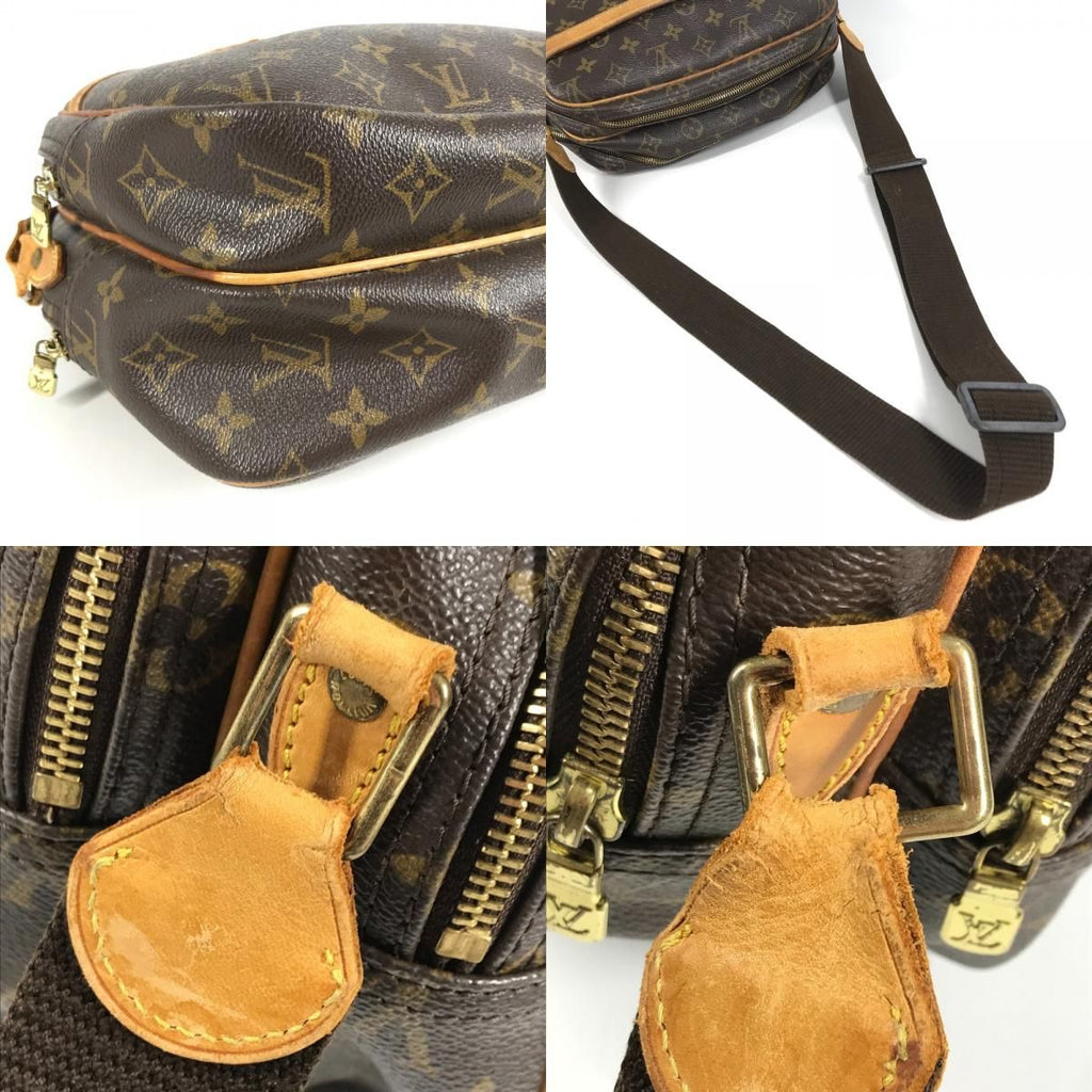 Louis Vuitton Shoulder Bag Reporter PM Lipoter PM Monogram Canvas Brown — view 7